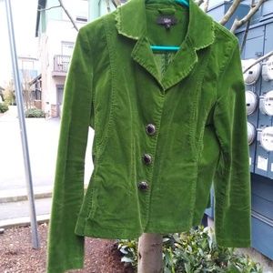 Luii Green Suede Jacket
